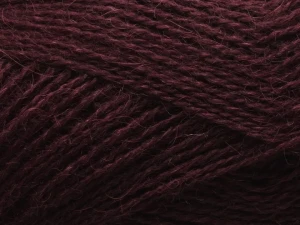 Włóczka Alva 382 Dark Bordeaux  - ciemne bordo 25g ( Filcolana )