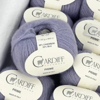 Włóczka Cardiff Prime 192 Fuji - mieszanka kaszmiru z jedwabiem 