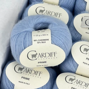 Włóczka Cardiff Prime 193 Baby - mieszanka kaszmiru z jedwabiem 
