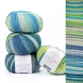 Włóczka Cotton Lux 002 z błyszczącą nitką