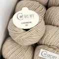 Włóczka Cardiff Cashmere DK 509 Silver ( beżowy )