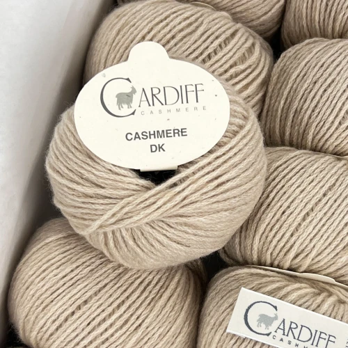Włóczka Cardiff Cashmere DK 509 Silver ( beżowy )