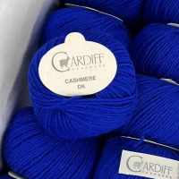 Włóczka Cardiff Cashmere DK 666 Zar ( kobalt )