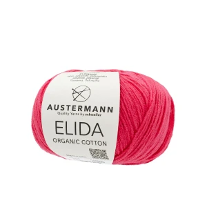 Włóczka Elida 007 50g - malinowy ( Austermann )