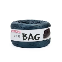 Włóczka Eco Bag 609 niebieski petrol na torebki handmade