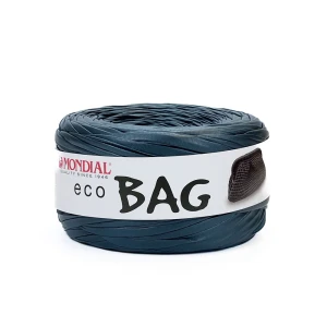 Włóczka Eco Bag 609 niebieski petrol na torebki handmade