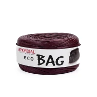 Włóczka Eco Bag 605 bordowy na torebki handmade