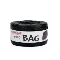 Włóczka Eco Bag 612 czarny na torebki handmade