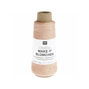 Włóczka Make it Blumchen 012 morelowy z cekinkami  25g ( Rico Design )
