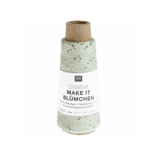 Włóczka Make it Blumchen 013 szałwiaz cekinkami 25g ( Rico Design )