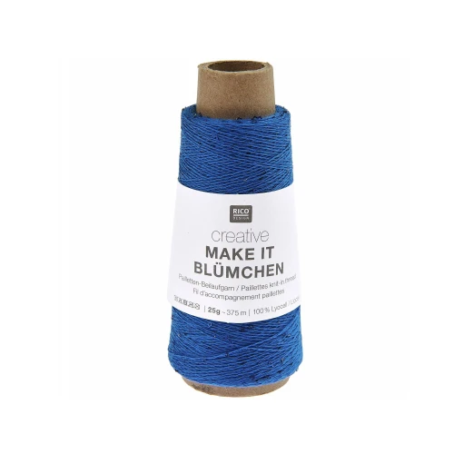 Make it Blumchen z cekinkami 020 niebieski 25g