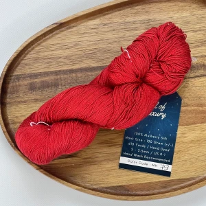 Włóczka Maharaja Silk Lace 79 Raspberry - 100% jedwab