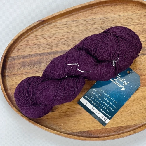 Włóczka Maharaja Silk Lace 137 Viola
