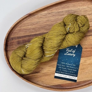 Włóczka Maharaja Silk Lace 217 Golden olive