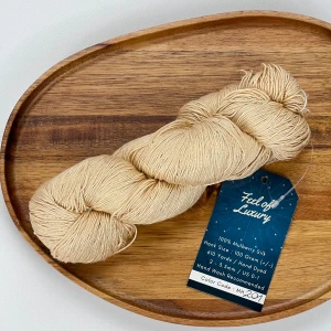 Włóczka Maharaja Silk Lace 201 Cream - 100% jedwab