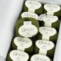włóczka towarzysząca zieleń matcha