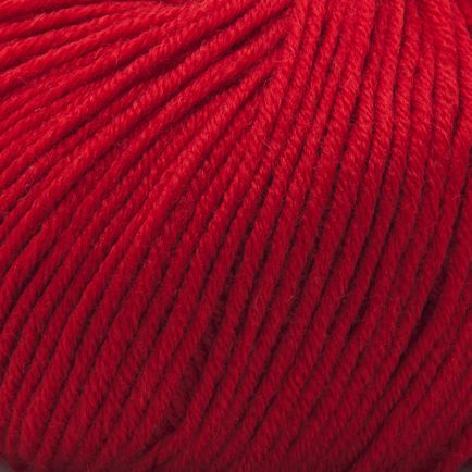 Włóczka Dolly 125 228 - czerwony 50g/125m