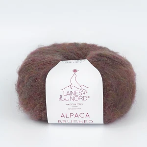 Włóczka Alpaca Brushed 022 - mieszanka alpaki z wełną merino