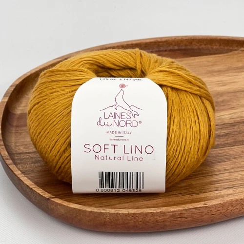 Włóczka Soft Lino 50 - mieszanka lnu z bawełną pima
