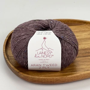 Włóczka Aran Tweed 2PLY 2P13 (wrzos ) Laines du Nord