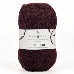 Włóczka Mashdale 382 Dark Bordeaux - ciemne bordo ( Filcolana )