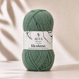 Włóczka Alva 368 Eucalyptus - eukaliptus 25g ( Filcolana )