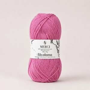 Włóczka Merci 613 Cosmopolitan - fuksja ( Filcolana)