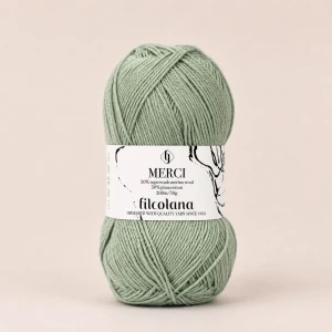Włóczka Merci 1390 Salvia -  szałwia ( Filcolana)