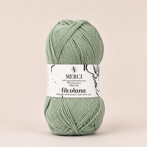 Włóczka Merci 1390 Salvia - szałwia