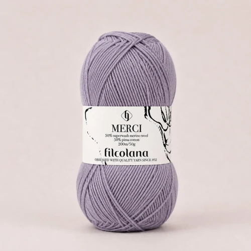 Włóczka Merci 1770 Fairy - liliowy ( Filcolana)