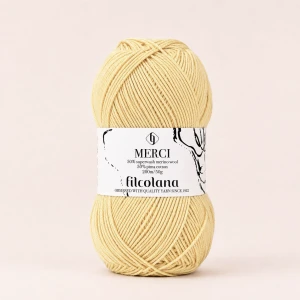 Włóczka Merci 1110 Duckling -  budyniowy żółty ( Filcolana) 