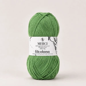 Włóczka Merci 618 Mojito - świeża zieleń ( Filcolana)