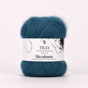 Włóczka Tilia 289 Blue Coral - ciemny petrol (Filcolana)