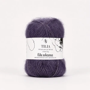 Włóczka Tilia 349 Mauve - fiołkowy (Filcolana)