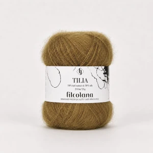 Włóczka Tilia 351 Tapenade  - bursztynowy brąz (Filcolana)