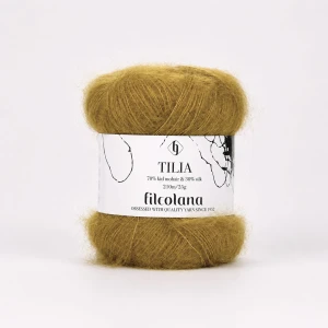 Włóczka Tilia 136 Mustard - musztardowy  (Filcolana)