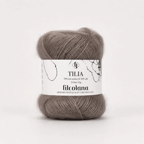 Włóczka Tilia 354 Light Truffle - przygaszony brąz (Filcolana)