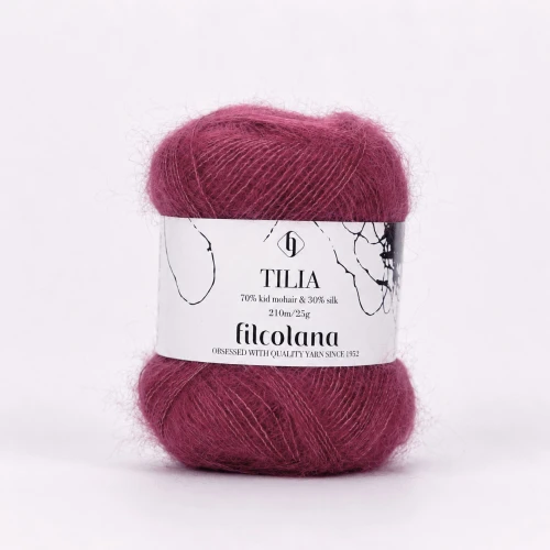Włóczka Tilia 213 Fuchsia - fuksja (Filcolana)