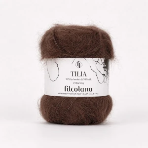 Włóczka Tilia 325 Coffee  - kawowy brąz (Filcolana)