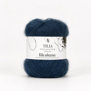 Włóczka Tilia 270 Midnight Blue - głęboki granat (Filcolana)