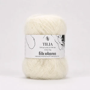 Włóczka Tilia 101 Natural White  - naturalna biel (Filcolana)