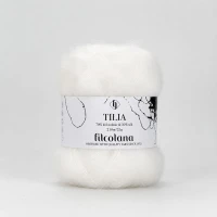 Włóczka Tilia 100 Snow White  - śnieżna biel (Filcolana)