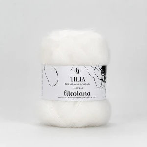 Włóczka Tilia 100 Snow White  - śnieżna biel (Filcolana)