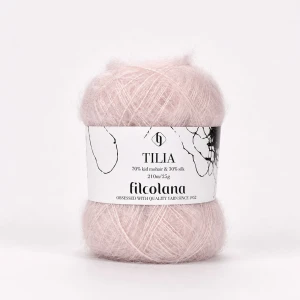 Włóczka Tilia 321 Sakura - rozbielony róż (Filcolana)