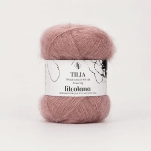 Włóczka Tilia 373 Vintage Rose - zgaszony róż (Filcolana)