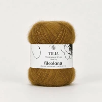 Włóczka Tilia 351 Tapenade  - bursztynowy brąz (Filcolana)