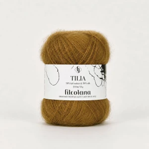 Włóczka Tilia 351 Tapenade  - bursztynowy brąz (Filcolana)