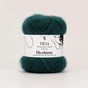 Włóczka Tilia 347 Deep Pine - leśna zieleń (Filcolana)