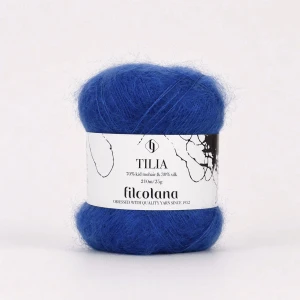 Włóczka Tilia 337 Bright Cobalt - jasny kobalt (Filcolana)