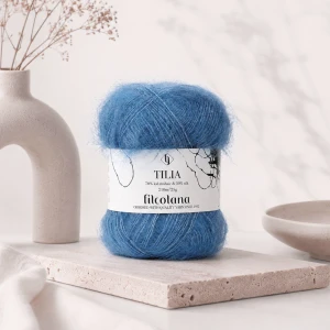 Włóczka Tilia 328 Bluebell - niezapominajka (Filcolana)